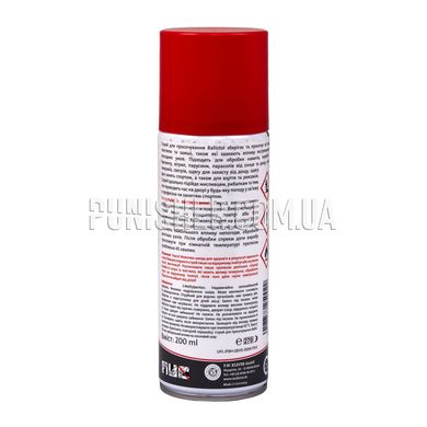 Ballistol Pluvonin 200 ml Water-Repellent Impregnation, Red