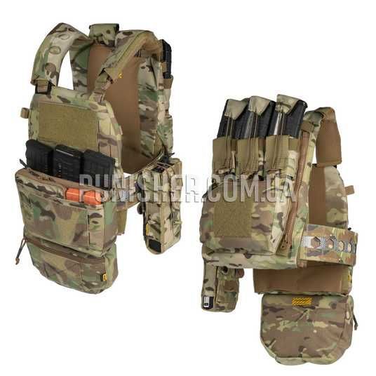 SeeboJK Kit Gilet Tactique - Porte-Plaque Multifonctionnel Molle avec