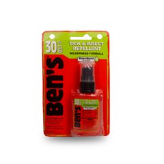 Репелент спрей від комах BEN'S Tick and Insect Repellent 37 ml DEET 30%, Помаранчевий