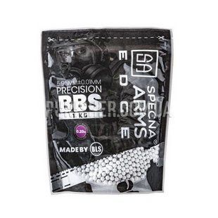 Шары Specna Arms by BLS Edge Precision 0.20g 1 кг, Белый, Стандартный, Шары, 0,20