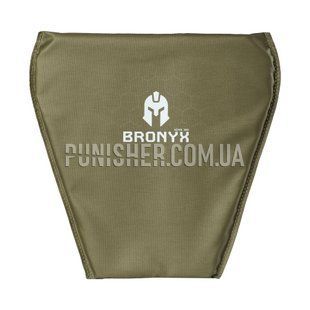 Баллистический пакет Bronyx GSBP 1 класс 280x285мм для защиты паховой зоны, Olive, Мягкие пакеты, 1, Large, Сверхвысокомолекулярный полиэтилен