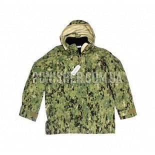 US NAVY NWU Type III Gore-Tex Parka with fleece jacket, AOR2, Medium Long