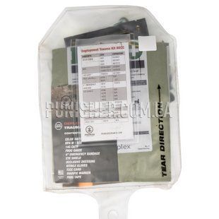 Phokus DTK NECC Deployment Trauma Kit Markdown, Clear, Hemostatic Gauze, Elastic bandage, Decompression needles, Nasopharyngeal airway, Occlusive dressing, Eye shield
