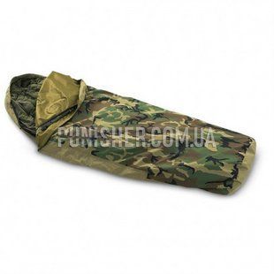 Зовнішній всепогодний чохол Gore-Tex Bivy Camouflage Cover X-Long для спальника, Woodland, Зовнішній чохол