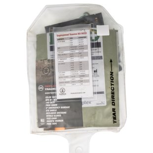 Phokus DTK NECC Deployment Trauma Kit Markdown, Clear, Hemostatic Gauze, Elastic bandage, Decompression needles, Nasopharyngeal airway, Occlusive dressing, Eye shield