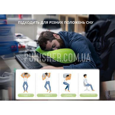 Подушка надувная Naturehike Ultralight TPU NH17T013-Z, Зелёный, Аксессуары