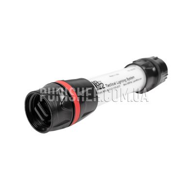 Тактичний ліхтар Lazerbrite Single Mode Tactical Flashlight Red & IR, Чорний, Ручний, Батарейка, Інфрачервоний, Червоний
