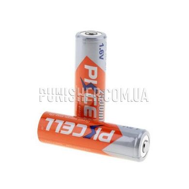 PkCell 1,6V Ni-Zn 2500 mWh AA Battery, Orange, AA