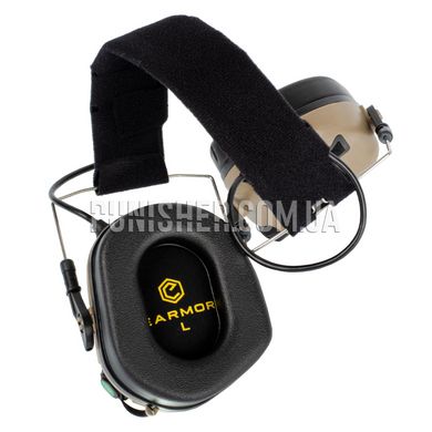 Активные наушники Earmor M31 Mod 3, Tan, С оголовьем, 22