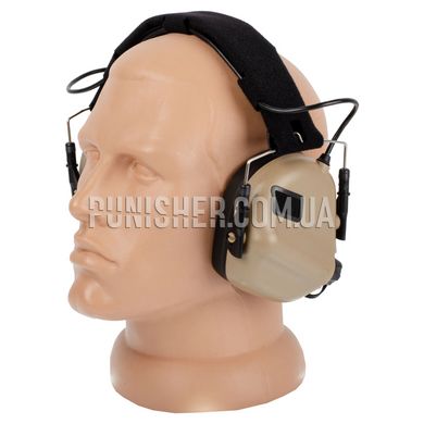 Активні навушники Earmor M31 Mod 3, Tan, З наголів'єм, 22