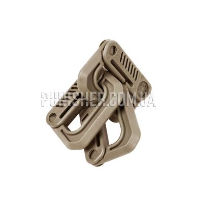 Карабін FMA Type D Quick Hook Small, DE, Пластик