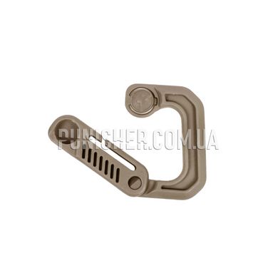 Карабін FMA Type D Quick Hook Small, DE, Пластик