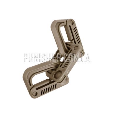 Карабін FMA Type D Quick Hook Small, DE, Пластик