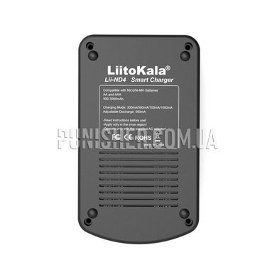 Зарядний пристрій LiitoKala Lii-ND4 для АА/ААА, Чорний