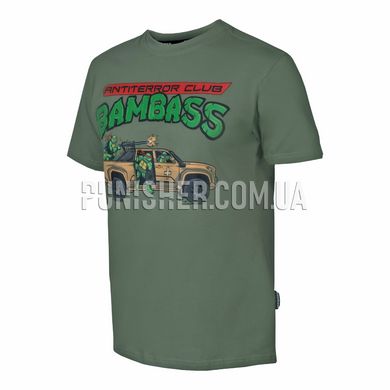 BS Teenage Mutant Ninja Turtles T-Shirt, Olive, Small