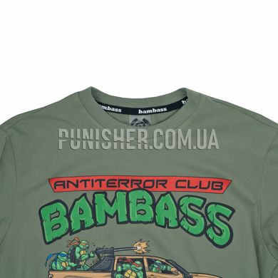 BS Teenage Mutant Ninja Turtles T-Shirt, Olive, Small