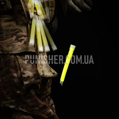 Хімічне джерело світла Cyalume Military Chemical Light Sticks 12 годин, Прозорий, Хімсвітло, Червоний