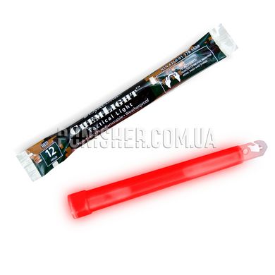 Хімічне джерело світла Cyalume Military Chemical Light Sticks 12 годин, Прозорий, Хімсвітло, Червоний