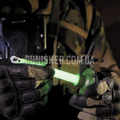Хімічне джерело світла Cyalume Military Chemical Light Sticks 12 годин, Прозорий, Хімсвітло, Червоний