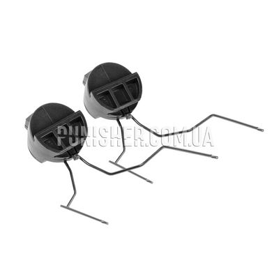 Комплект адаптеров Earmor ARC Helmet Rails Adapter M11 для крепления гарнитуры на шлем, Черный, Гарнитура, Earmor, Адаптеры на шлем