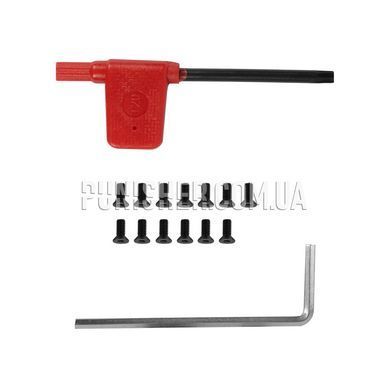KPYK Screws Set with wrench for CRC 1U020, CRC 1A021, CRC 1A022 handguards, Black, Another