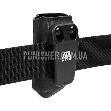 ATA Gear Pouch ver.2 for CZ P10-F/SC Magazine, Black, 1, Clips, SIG P320, CZ P10-F, For belt, 9mm, Kydex