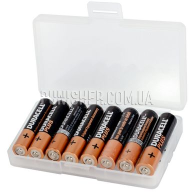 Plastic Box for 8xAAA Batteries, Clear