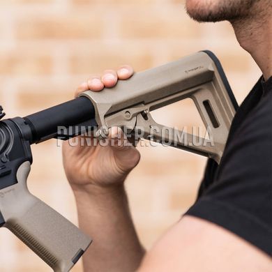 Приклад Magpul MOE RL Mil-Spec для AR15/M4 з реверсивним регулюванням, DE, Приклад, AR10, AR15/М4, M16, M110, SR25