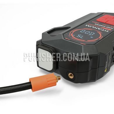 Пускозарядний пристрій 4в1 Titanum (бустер для авто) JSQ18 2000A 10000 mAh, Чорний/Червоний