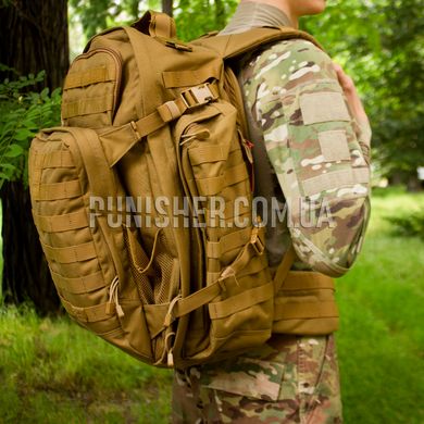 5.11 Tactical RUSH 72 Backpack, Coyote Brown, 48 l