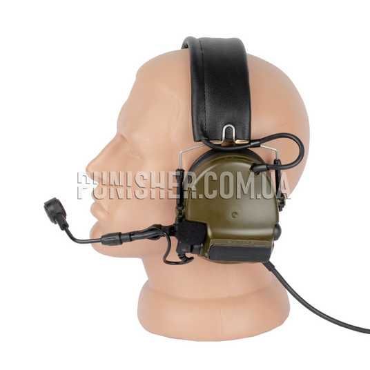 Cuffie Auricolari TCA Replica Militare Peltor Comtac XPI - Colore Verde