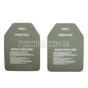 Керамічні бронепластини ESAPI REV.H - Small, Olive, Бронепластини, 6, Small, Кераміка, NIJ IV