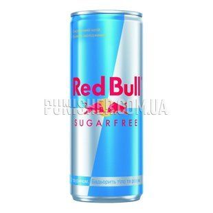 Энергетический напиток Red Bull Sugar Free 250 мл без сахара, Энергетический напиток