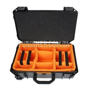 Кейс на коліщатках Pelican VCV525 Vault Rolling Case з м'якою розділювальною вставкою, Чорний