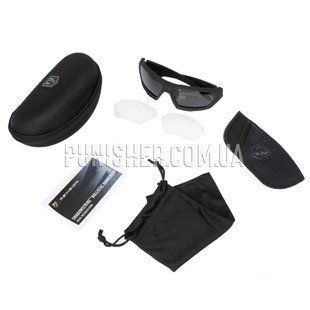 Комплект балістичних окулярів Revision ShadowStrike Essential Kit, Чорний, Прозорий, Димчастий, Окуляри
