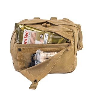 Тактическая аптечка North American Rescue USMC Combat Lifesaver Kit, Coyote Brown, Бандаж, Бинт для тампонады, Бинт эластичный, Декомпрессионная игла, Носоглоточный воздуховод, Окклюзивная повязка, Термопокрывало, Турникет, Шина, Щиток для глаз