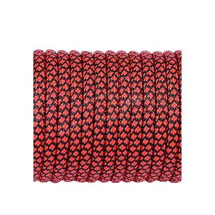 C&M Tactical Survival 10 m. Paracord, Black/Red