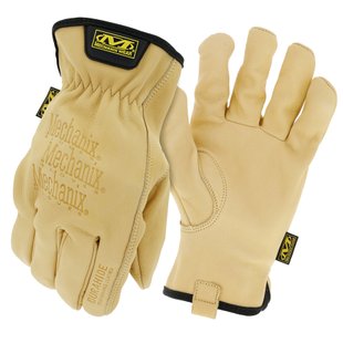 Mechanix Durahide Cow Driver Gloves, Tan, Small