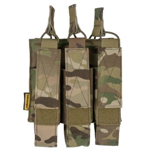 Потрійний підсумок Emerson Modular Triple Mag Pouch для магазинів MP7, Multicam, 3, Molle, MP7, Для плитоноски, 4.6, Cordura 500D