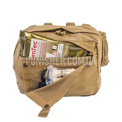 Тактическая аптечка North American Rescue USMC Combat Lifesaver Kit, Coyote Brown, Бандаж, Бинт для тампонады, Бинт эластичный, Декомпрессионная игла, Носоглоточный воздуховод, Окклюзивная повязка, Термопокрывало, Турникет, Шина, Щиток для глаз