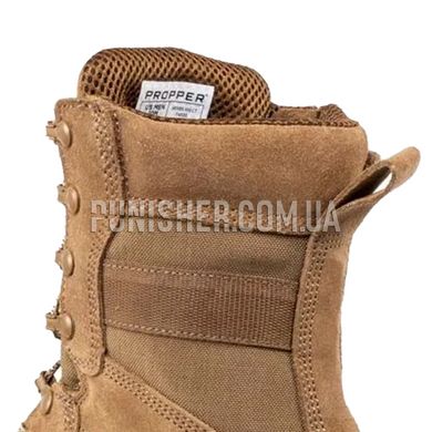 Propper Series 100 8" Military Boots with a zipper, Coyote Brown, 8.5 R (US), Demi-season