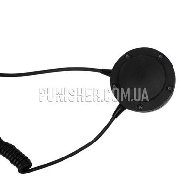 Гарнітура Thales Lightweight MBITR Headset USA під Kenwood (Було у використанні), Чорний