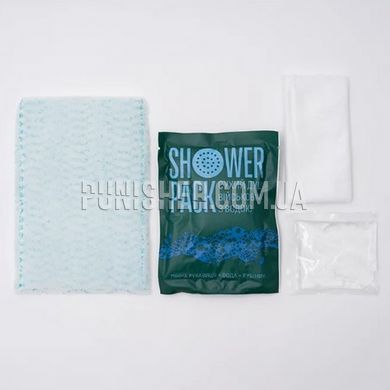 Shower Pack Military Dry Shower with water, White