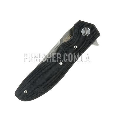 M-Tac Type 6 Metal Folding knife, Black, Knife, Folding, Smooth