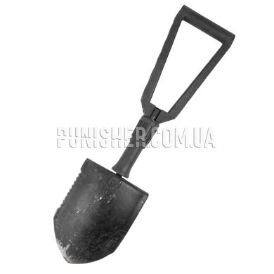 Cкладная лопата Gerber E-Tool с серрейтором (Бывшее в употреблении), Черный, Лопата