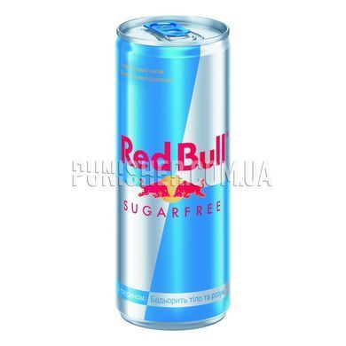 Энергетический напиток Red Bull Sugar Free 250 мл без сахара, Энергетический напиток