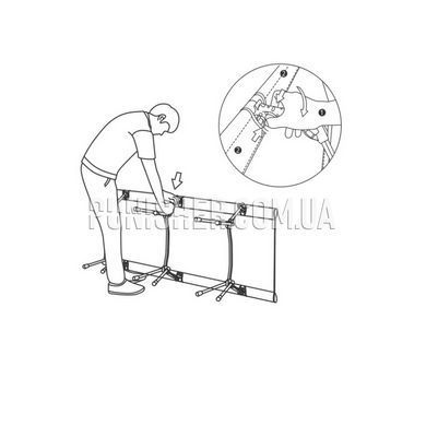 Кровать складная Naturehike NH19JJ006 ультралегкая, Olive, Кровати