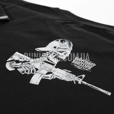 Лонгслів Dobermans Aggressive Gun and Roll LS276, Чорний, Large