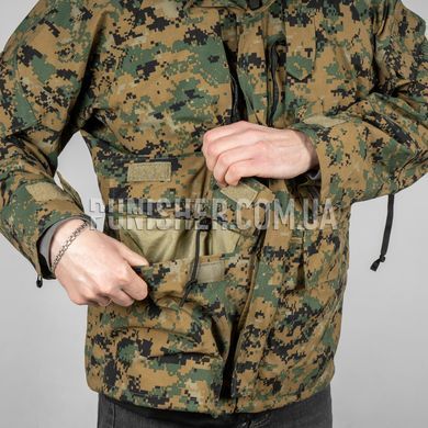 Мембранная куртка USMC APECS Type II Parka MARPAT, Marpat Woodland, Medium Short