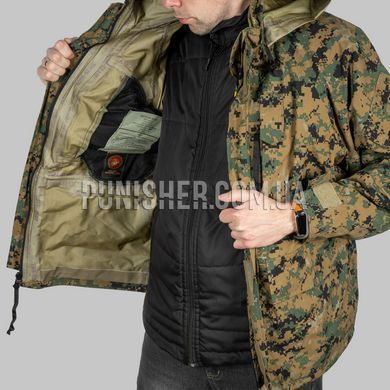 Мембранная куртка USMC APECS Type II Parka MARPAT, Marpat Woodland, Medium Short